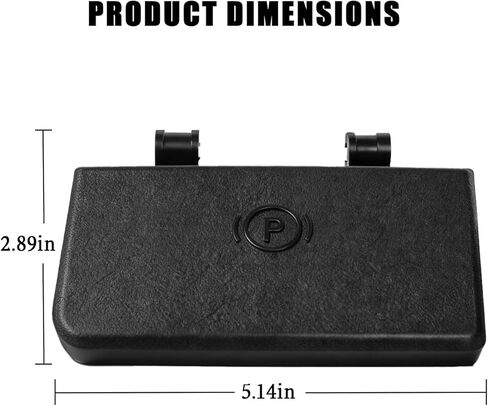 Dodge Ram Parking Brake Release Handle Compatible with Ram 1500/2500/ 3500/4500/ 5500 Truck Models 2013-2018, Replace OE 74401/ 1NL97DX9AC Anti Slip Texture Black in Kuwait