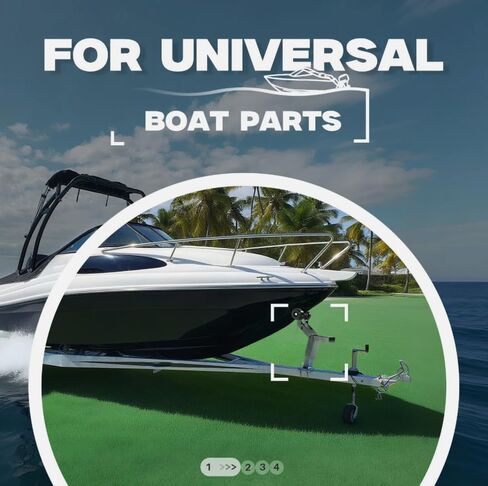 Adjustable Short Nose Boat Trailer Winch Stand with Roller Universal Galvanized in Saudi Arabia