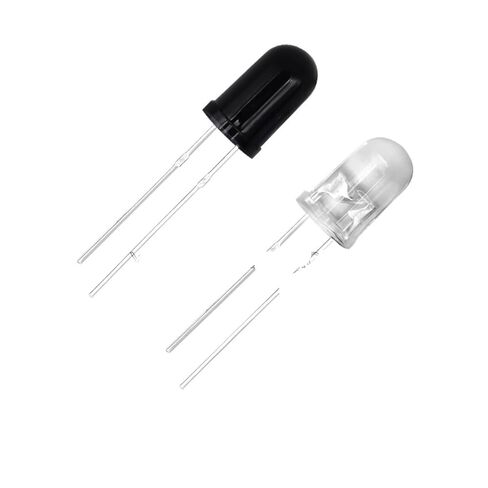 10 قطعة 3 مللي متر 5 مللي متر 850nm LED باعث الأشعة تحت الحمراء وصمام استقبال الأشعة تحت الحمراء (10 قطعة جهاز استقبال 5 مللي متر) in Saudi Arabia