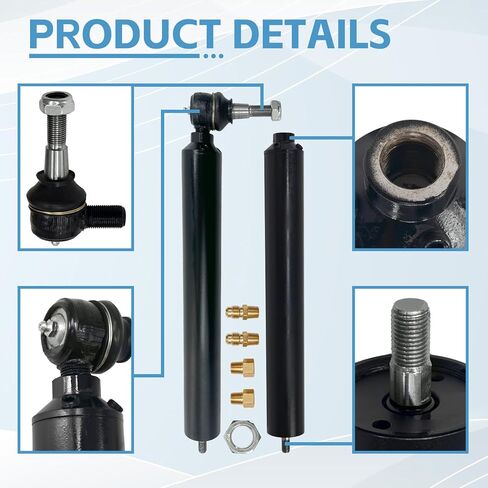 E2NN3A540BA أسطوانة التوجيه الكهربائية 1/2 بوصة، 7/16 بوصة خيط متوافق مع Ford & New Holland Tractor 2000 2600 3000 3600 4000 4600 سلسلة استبدال D4NN3A540A E4NN3A540AA E2NN3A540BA E2NN3D547AA in Kuwait