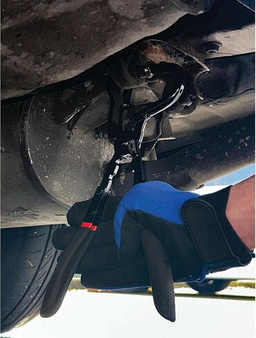 Performance Tool W80687 Exhaust Hanger Pliers - Cushion Grips, Remove Rubber Exhaust Hanger Supports, Cars, Trucks, Universal Fit, Black in Saudi Arabia