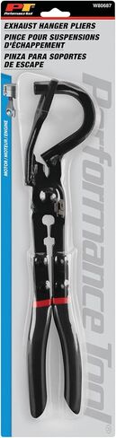 Performance Tool W80687 Exhaust Hanger Pliers - Cushion Grips, Remove Rubber Exhaust Hanger Supports, Cars, Trucks, Universal Fit, Black in Saudi Arabia