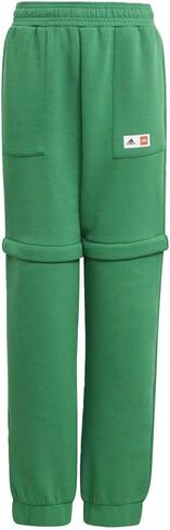 adidas x Classic Lego® Two-in-One Slim Pants Kids', Green, Size L in Kuwait