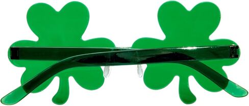 2 Pcs St. Patrick's Day Green Shamrock Glasses,Irish Clover Eyeglasses for Women Men Kids Party Favor and Dress Up in Kuwait