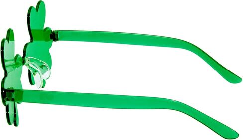 2 Pcs St. Patrick's Day Green Shamrock Glasses,Irish Clover Eyeglasses for Women Men Kids Party Favor and Dress Up in Kuwait