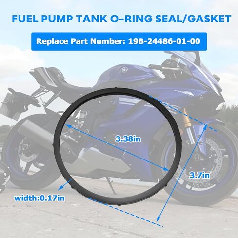 19B-24486-01-00 خزان مضخة الوقود O-حلقة الختم/طوقا صالح لياماها YZF R6 R1 FZ6 FZ6R FZ8 FZ1 in Kuwait
