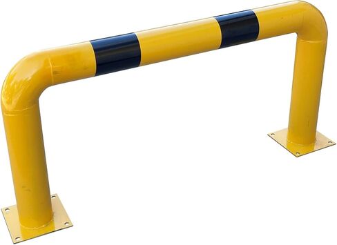 Sandbaggy High Profile Machine Safety Guard (24" H x 48" L) - Fixed Industrial Barrier Guards - Vehicle Impact Protection - Yellow Finish (10) in Saudi Arabia