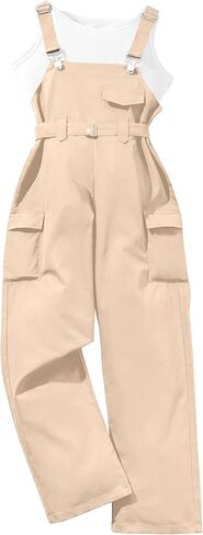 ملابس الفتيات وزرة بدون أكمام وبذلة كاجوال واسعة الساق مكونة من قطعتين in Kuwait