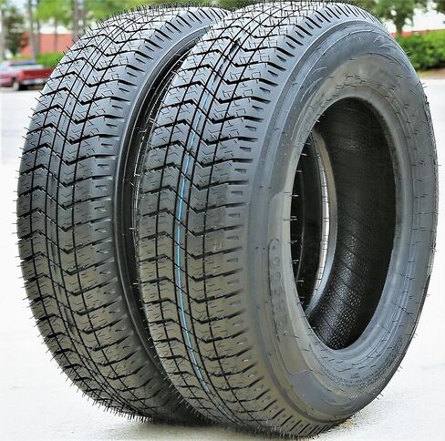 Forerunner QH500 Premium Trailer Tire - ST225/75D15 225/75-15 225/75/15 Load Range D LRD 8-Ply BSW Black Side Wall, Set of 4 in Saudi Arabia