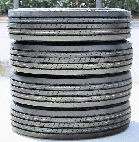 مجموعة من 4 (أربعة) إطارات شعاعية Transeagle ST Radial مصنوعة بالكامل من الفولاذ عالي التحمل للمقطورة - ST205/75R15 205/75/15 205/75-15 115/110N نطاق التحميل G LRG 14-Ply BSW جدار جانبي أسود in Kuwait