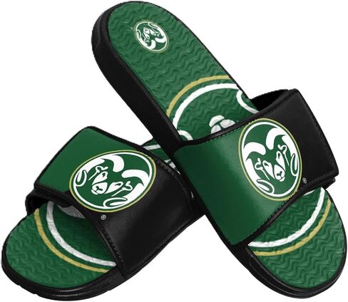 FOCO Alabama Crimson Tide NCAA Mens Colorblock Big Logo Gel Slides - L in Saudi Arabia