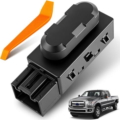 مفتاح تعديل مقعد الطاقة من جانب السائق/الراكب مناسب لسيارة Ford Explorer Expedition 2007-2016، F-250/350 (2008-2016)، Lincoln MKX 2007-2014، Mercury Milan 2006-2011، استبدل 9L3Z14A701A in Kuwait
