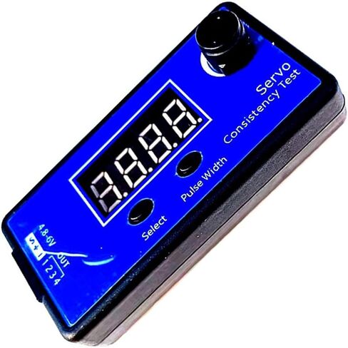 1 Remote Digital Servo Tester for Helicopter ESC with LCD Display, Auto/Manual Mode & 50-250Hz Control ESC Compatibility Tester in Saudi Arabia