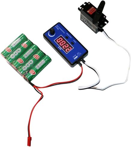1 Remote Digital Servo Tester for Helicopter ESC with LCD Display, Auto/Manual Mode & 50-250Hz Control ESC Compatibility Tester in Saudi Arabia