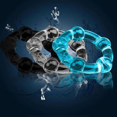 Silicone Stamina Body Jewelry Penis Rings Reusable for Men Non-Piercing Body Jewelry Gift in Saudi Arabia