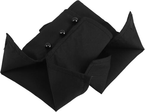 1 Fake Cotton Wrist Sleeve Arm Cuff Detachable Fake Sleeve Removable Wrist Detachable Cuff False Sleeves Hand Sleeves Shirts Black in Saudi Arabia