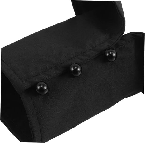 1 Fake Cotton Wrist Sleeve Arm Cuff Detachable Fake Sleeve Removable Wrist Detachable Cuff False Sleeves Hand Sleeves Shirts Black in Saudi Arabia