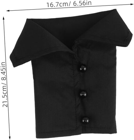 1 Fake Cotton Wrist Sleeve Arm Cuff Detachable Fake Sleeve Removable Wrist Detachable Cuff False Sleeves Hand Sleeves Shirts Black in Saudi Arabia