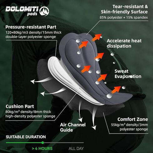 ROCKBROS Men's Cycling Pants Winter Bike Pants Padded Fleece Lined Cycling Tights for Mountain Road Dirt Bike Riding Running in Saudi Arabia