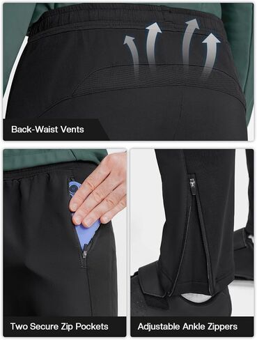 Winter Cycling Pants for Men Thermal Fleece-Lined Mountain Bike Pants Windproof Biking Bicyle Pants in Saudi Arabia