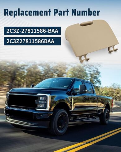 Overhead Console Sunglasses Holder Bin Door Fit for Ford Super Duty F250 F350 F450 F550 Truck 2002 2003 2004 2005 2006 2007, Replace 2C3Z-27811586-BAA 2C3Z27811586BAA in Saudi Arabia