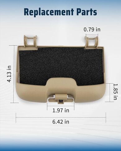 Overhead Console Sunglasses Holder Bin Door Fit for Ford Super Duty F250 F350 F450 F550 Truck 2002 2003 2004 2005 2006 2007, Replace 2C3Z-27811586-BAA 2C3Z27811586BAA in Saudi Arabia