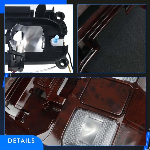 مجموعة وحدة التحكم العلوية LED الأمامية تناسب دودج رام 1500 2500 3500 1998-2002 الكابينة السقف الداخلي قبة القراءة ضوء الخريطة أضواء المصباح يستبدل # SN96TL2AA SN94TL2AA L0021202 5013609AA (خشب الخوخ) in Kuwait