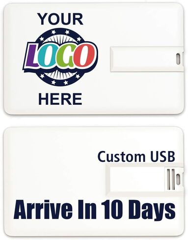 Customized Credit Card USB Flash Drive Thumb Drive Personalized Memory Stick 2GB 25 Pack in Saudi Arabia