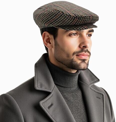 Newsboy Cap for Men/Women Newsboys Hat Men Beret Hats Soft & Comfortable Dress Beret Fashionable Caps for Daily Wear in Saudi Arabia