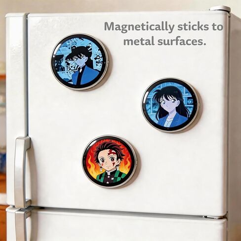 Chamii Ani-Pin, Digital Display Electronic Badge with LED Screen, Customizable Dynamic Touch Screen Pin for Anime Fans, Gift for Easter, Cosplay, Concert in Saudi Arabia