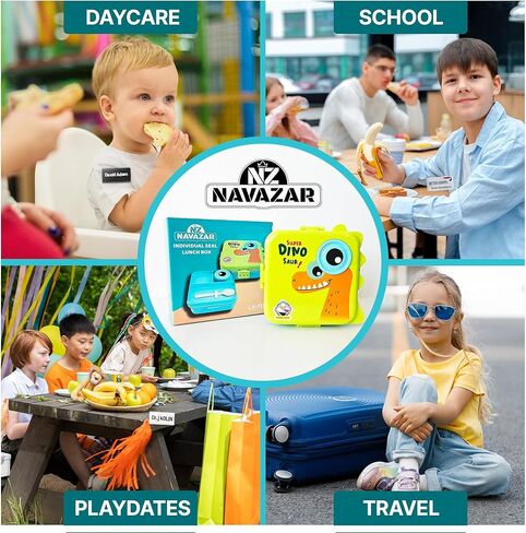 Bento Box for Kids Toddler Lunch Containers for Kids Lunch Boxes, Kids School Bento Lunch Box, Leak proof Lunch Containers, Dinosaur Lunch box in Saudi Arabia