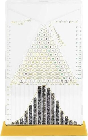 COYEUX Desk Galton Board, Galton Board Probability Demonstrator Model, with Bell Curve, Effective Statistical Law Demonstration, for Physical School Laboratory Teaching in Kuwait