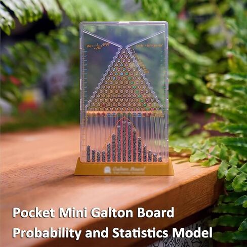 COYEUX Desk Galton Board, Galton Board Probability Demonstrator Model, with Bell Curve, Effective Statistical Law Demonstration, for Physical School Laboratory Teaching in Kuwait