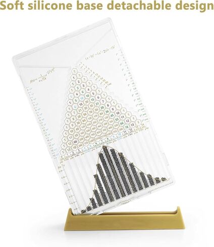COYEUX Desk Galton Board, Galton Board Probability Demonstrator Model, with Bell Curve, Effective Statistical Law Demonstration, for Physical School Laboratory Teaching in Kuwait