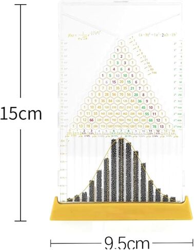 COYEUX Desk Galton Board, Galton Board Probability Demonstrator Model, with Bell Curve, Effective Statistical Law Demonstration, for Physical School Laboratory Teaching in Kuwait