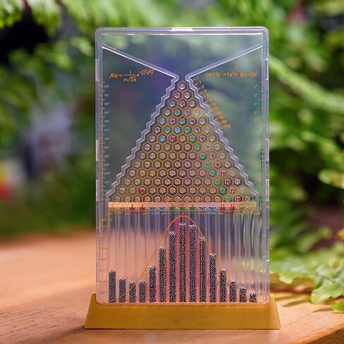 COYEUX Desk Galton Board, Galton Board Probability Demonstrator Model, with Bell Curve, Effective Statistical Law Demonstration, for Physical School Laboratory Teaching in Kuwait