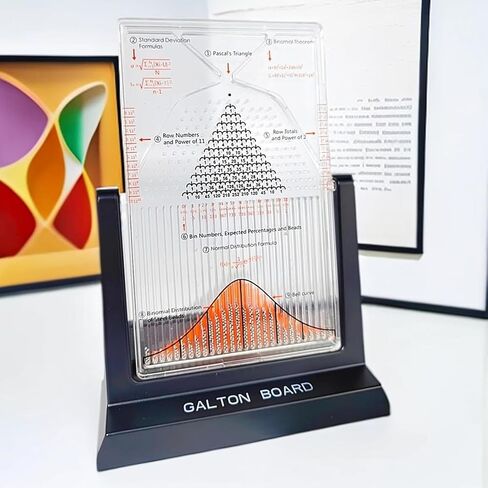 COYEUX Galton Board, Galton Board Desk Toy, Effective Statistical Law Experiment Tool, for School Laboratory Physical Teaching Demonstration Teaching in Saudi Arabia