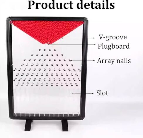 Dalton Board/Galton Board,Physics Lab Experiment Tool for Random Distribution & Statistical Law Teaching,Effective Statistical Law Experiment Tool,for Probability Education,Financial Models in Kuwait