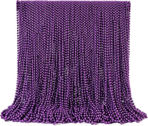 150pcs Mardi Gras Beads Necklaces Clothing Accessories Bulk for Carnival Parade Throws Party Supplies Decor Favors in Saudi Arabia