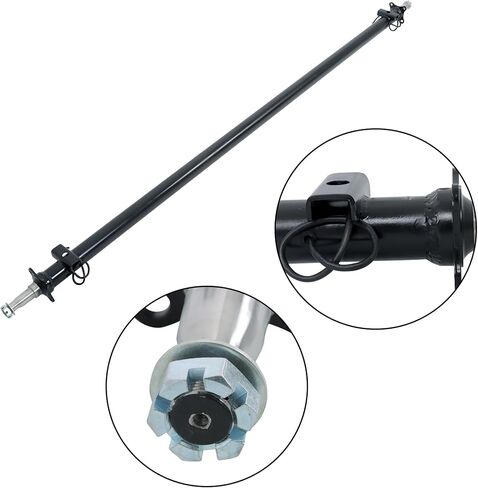 3500lbs Trailer Axle Only Beam with Idler 95 Inch Hub Face 80 Inch Spring Center in Saudi Arabia