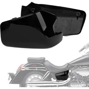 غطاء بطارية جانبي من PSLER لغطاء بطارية VT750 لـ Shadow Aero 750 VT750C VT750C2 2004-2013 (أسود) in Kuwait