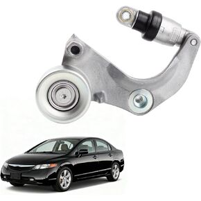 New Upgrade 2528125000 Tensioner, Idler Pulley & V-Ribbed Serpentine Belt Kit for 2010-2016 Sonata/Tucson/Santa Fe & Optima/Forte/Sportage/Sorento 2.0L/2.4L, Replaces # 252122G760, 2528825001 in Kuwait