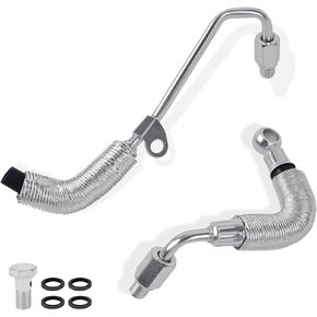 55567067 55568031 Turbocharger Cooling Feed Line Pipe & Coolant Return Hose Line Compatible With Chevy Buick Vehicle 2011-2021 Cruze Sonic Trax 2013-2021 Encore - Durable and Easy Install in Saudi Arabia
