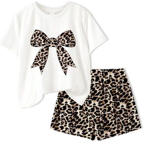 طفل الفتيات ملابس الصيف الفتيات وتتسابق نمط تي شيرت بلايز + طماق السراويل مجموعة 2 قطعة ملابس الربيع مجموعة in Kuwait