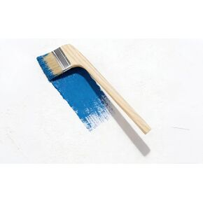 Angled Bristle Paint Brush Set, 4 Pcs, Long Wood Handle, Bent Radiator Design, Multi-Purpose Wall and Boat Brush, 3 in in Kuwait
