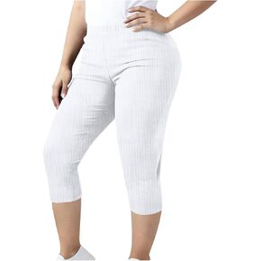 LRMQS Capri Leggings for Women Plus Size Tummy Control Yoga Pants High Waisted Workout Athletic Gym Stretch Casual Capris in Saudi Arabia