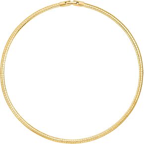 قلادة Aobei Pearl مطلية بالذهب عيار 18 قيراط للنساء مجوهرات ذات ياقة على شكل سلسلة سلكية مكتنزة in Kuwait