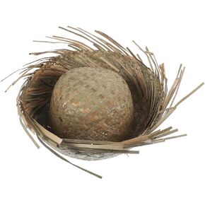 Woven Straw Beach Hat for Men Lightweight Breathable Sun Protection for Summer Outdoor Activities Fits Head Circumference in Kuwait