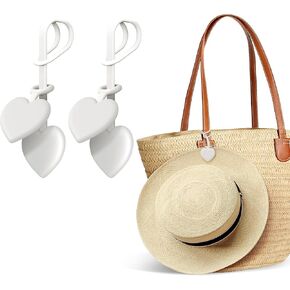 Nearockle Magnetic Hat Clip for Travel on Bag, 2Pack Silicone Adjustable Sunhat Holder Clips, Vacation Beach Essentials in Kuwait