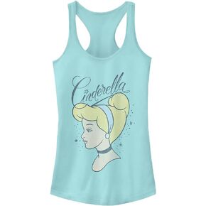 Disney Girls Disney Princess Simple Cinders مقاس نحيف، تانك توب بحاشية مغرفة in Saudi Arabia